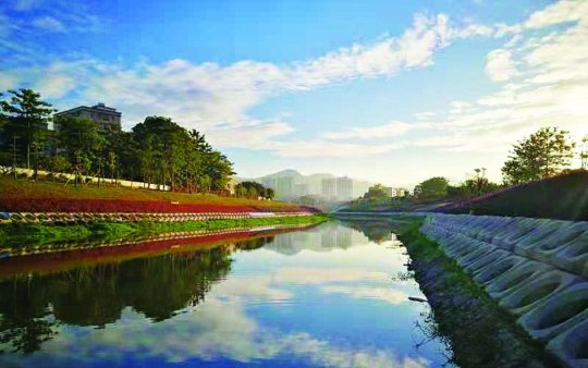 深圳沃德嘉电源产品应用于深圳坪山河综合整治及水质提升工程