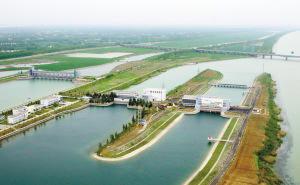 江苏盐城市城市防洪中心河泵站